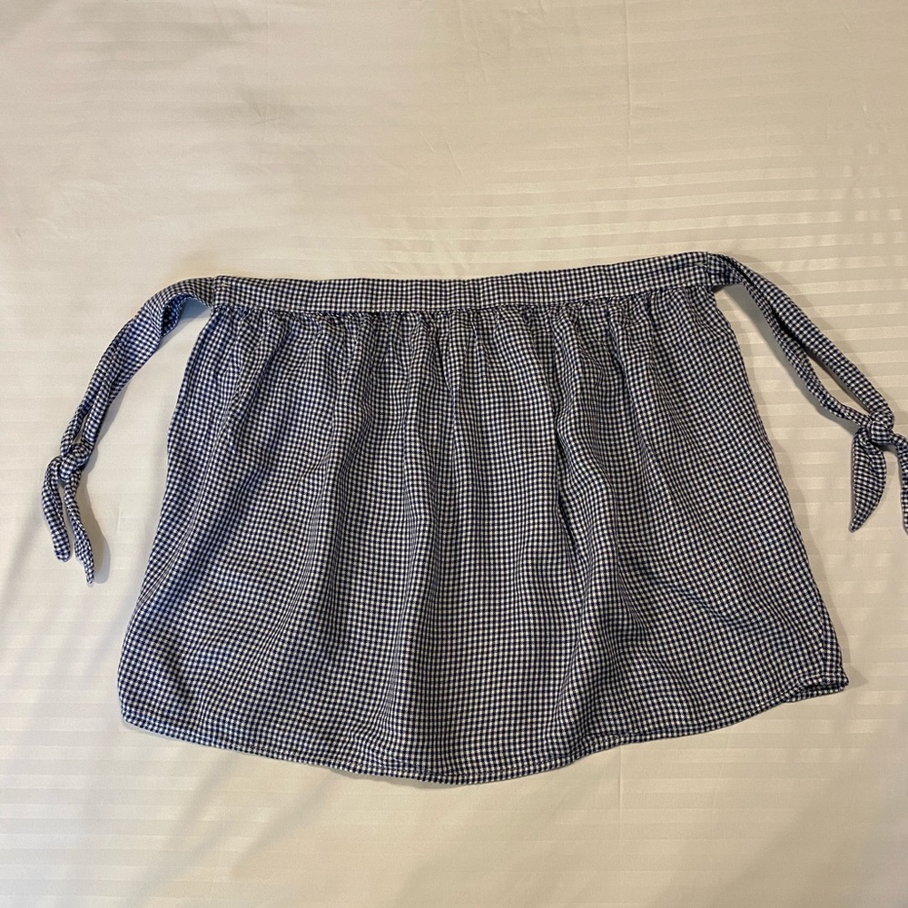 Hollister gingham off the shoulder top